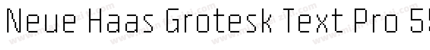 Neue Haas Grotesk Text Pro 55 Roman字体转换